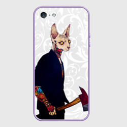 Чехол для iPhone 5/5S матовый Сфинкс с топором