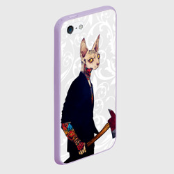 Чехол для iPhone 5/5S матовый Сфинкс с топором - фото 2