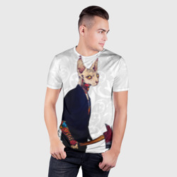 Мужская футболка 3D Slim Сфинкс с топором - фото 2