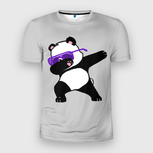 Мужская футболка 3D Slim Panda , цвет 3D печать