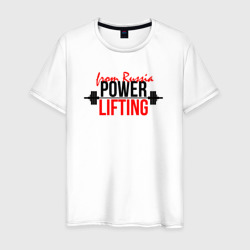 Мужская футболка хлопок Powerlifting спорт сильных