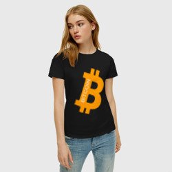 Женская футболка хлопок Криптовалюта - фото 2