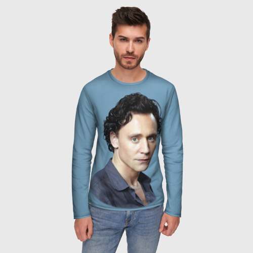 Мужской лонгслив 3D Tom Hiddleston - фото 3