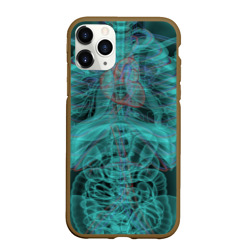 Чехол для iPhone 11 Pro Max матовый Рентген человека