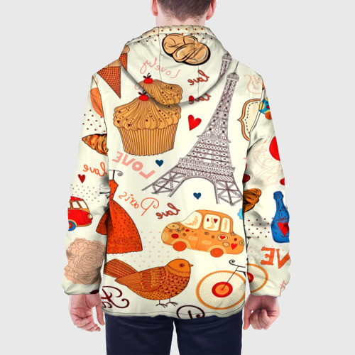 Мужская куртка 3D Paris pattern, цвет 3D печать - фото 5