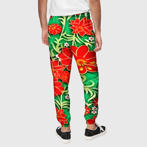 Мужские брюки 3D Узор из цветов - фото 5