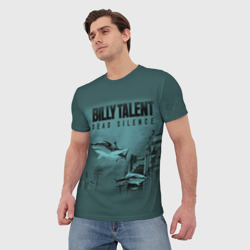 Мужская футболка 3D Billy talent 10 - фото 2