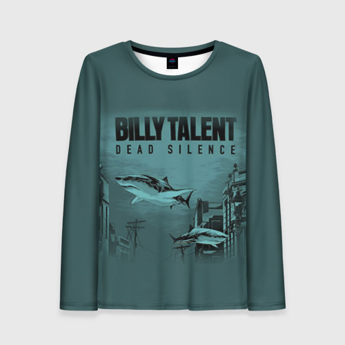 Женский лонгслив 3D Billy talent 10, цвет 3D печать