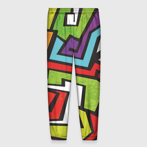 Мужские брюки 3D Цветные граффити, цвет 3D печать - фото 2