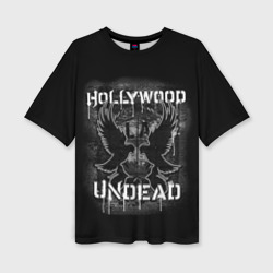Женская футболка oversize 3D Hollywood Undead 10