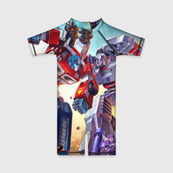 Детский купальный костюм 3D Трансформеры