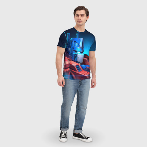 Мужская футболка 3D Трансформеры, цвет 3D печать - фото 5