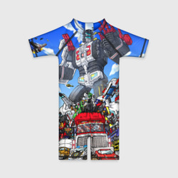 Детский купальный костюм 3D Трансформеры