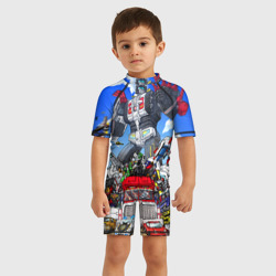 Детский купальный костюм 3D Трансформеры - фото 2