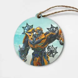 Деревянная игрушка круг Трансформеры