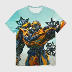 Мужская футболка 3D Трансформеры