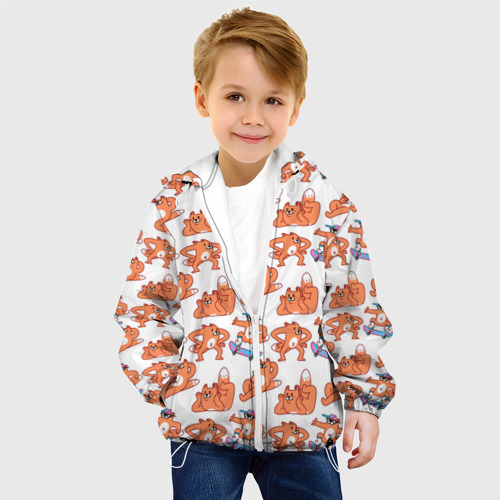 Детская куртка 3D Стикеры с лисом - фото 3