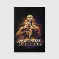 Обложка для паспорта матовая кожа Mayweather vs McGregor