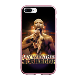 Чехол для iPhone 7Plus/8 Plus матовый Mayweather vs McGregor