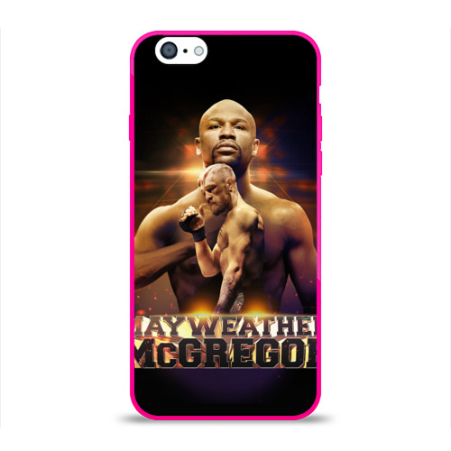 Чехол для Apple iPhone 6 силиконовый глянцевый Mayweather vs McGregor Фото 01 Чехол для Apple iPhone 6 силиконовый глянцевый Mayweather vs McGregor Фото 01