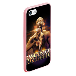 Чехол для iPhone 5/5S матовый Mayweather vs McGregor - фото 2