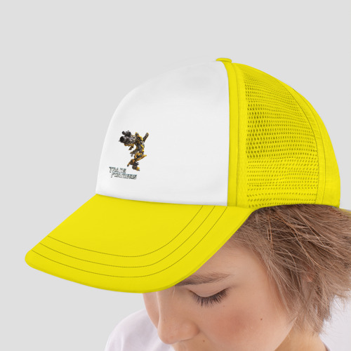Детская кепка тракер Бамблби, цвет желтый - фото 4