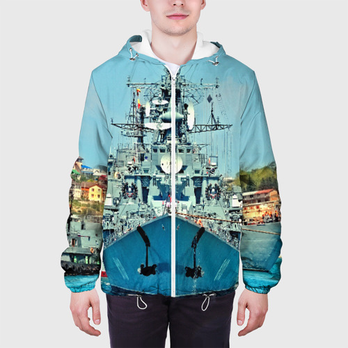 Мужская куртка 3D Сторожевой корабль - фото 4