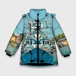 Зимняя куртка для девочек 3D Сторожевой корабль