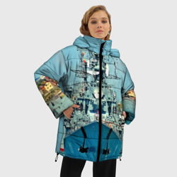 Женская зимняя куртка Oversize Сторожевой корабль - фото 2