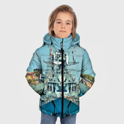 Зимняя куртка для мальчиков 3D Сторожевой корабль - фото 2