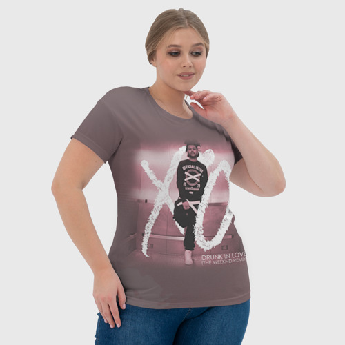 Женская футболка 3D The Weeknd, цвет 3D печать - фото 6