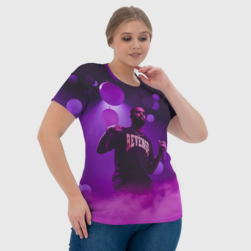 Женская футболка 3D Drake, цвет 3D печать - фото 6