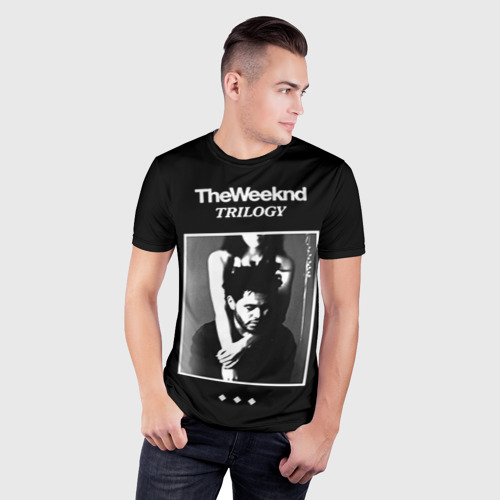 Мужская футболка 3D Slim The Weeknd, цвет 3D печать - фото 3