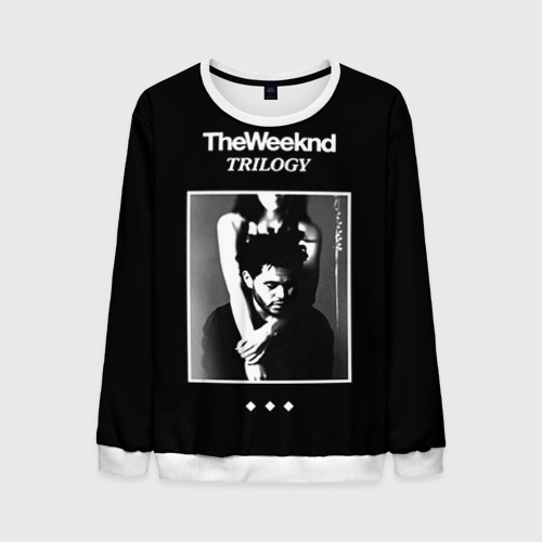 Мужской свитшот 3D The Weeknd, цвет белый