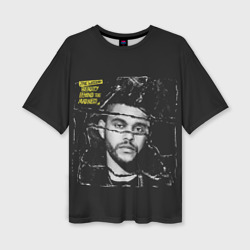 Женская футболка oversize 3D The Weeknd