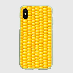 Чехол для iPhone XS Max матовый Сладкая вареная кукуруза