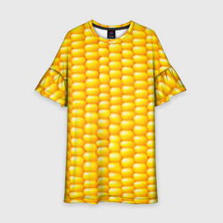 Детское платье 3D Сладкая вареная кукуруза