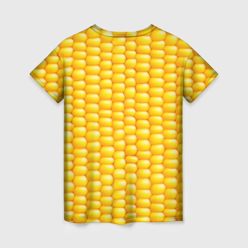 Женская футболка 3D Сладкая вареная кукуруза - фото 2