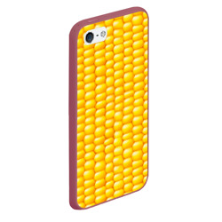 Чехол для iPhone 5/5S матовый Сладкая вареная кукуруза - фото 2