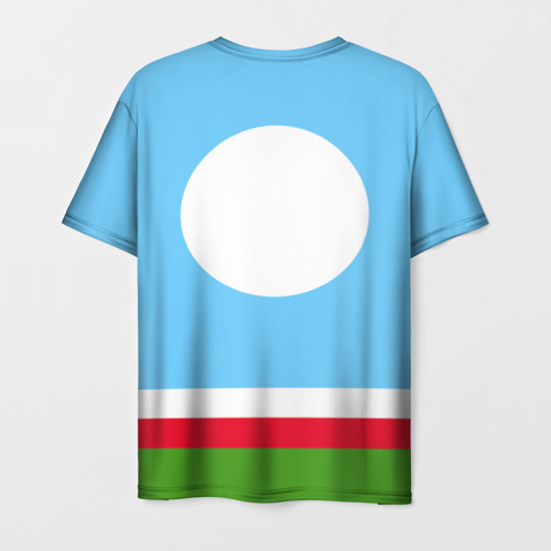 Мужская футболка 3D Республика Саха (Якутия), цвет 3D печать - фото 2
