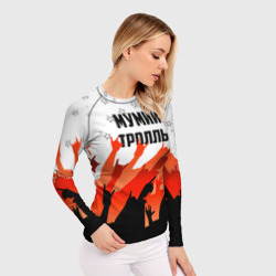 Женский рашгард 3D Мумий Тролль - фото 2