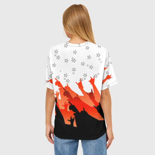 Женская футболка oversize 3D Мумий Тролль, цвет 3D печать - фото 4