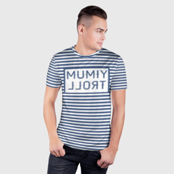 Мужская футболка 3D Slim Мумий Тролль - фото 2