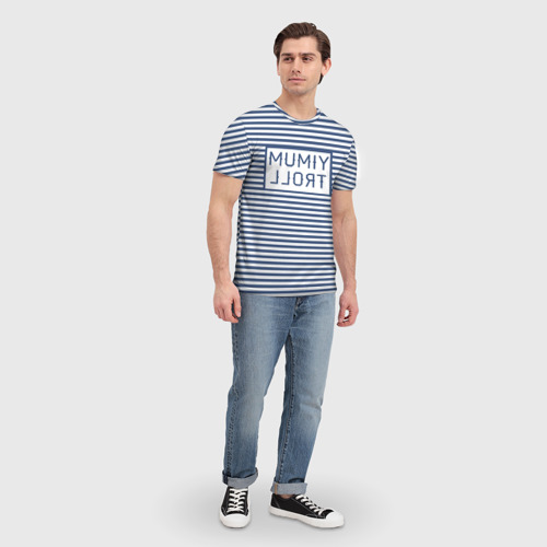 Мужская футболка 3D Мумий Тролль, цвет 3D печать - фото 5