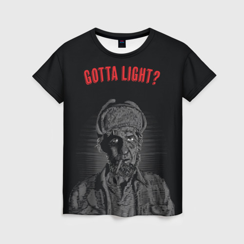 Женская футболка 3D Gotta light?