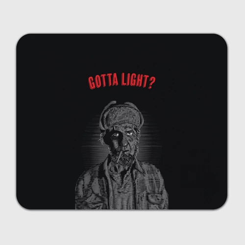 Прямоугольный коврик для мышки Gotta light?