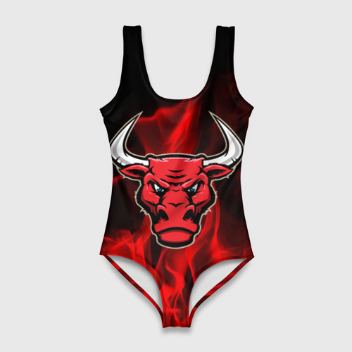 Женский купальник 3D Angry bull, цвет 3D печать