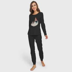 Женская пижама с лонгсливом хлопок Tomoko Kuroki Face - фото 2