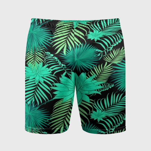 Мужские шорты спортивные Tropical pattern, цвет 3D печать