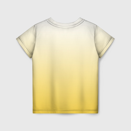 Детская футболка 3D с принтом Гомер Симпсон, вид сзади #1